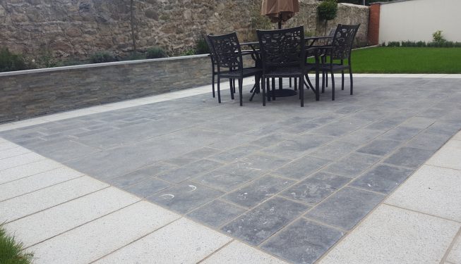Paving With Flow Point Grout - Evergreen Landscapes