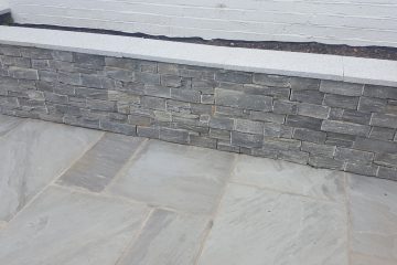 Stone work - outdoor room - Evergreen Landscapes
